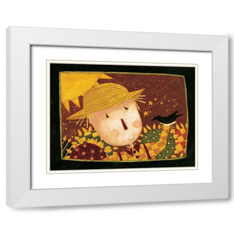 October White Modern Wood Framed Art Print with Double Matting by DiPaolo, Dan