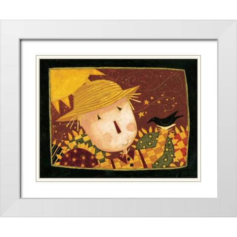 October White Modern Wood Framed Art Print with Double Matting by DiPaolo, Dan
