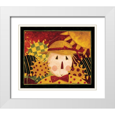 Scarecrow White Modern Wood Framed Art Print with Double Matting by DiPaolo, Dan