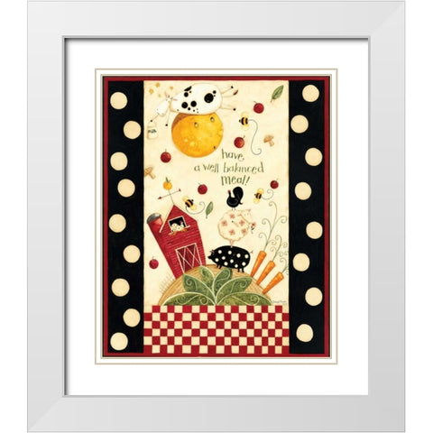 Animal Fram White Modern Wood Framed Art Print with Double Matting by DiPaolo, Dan
