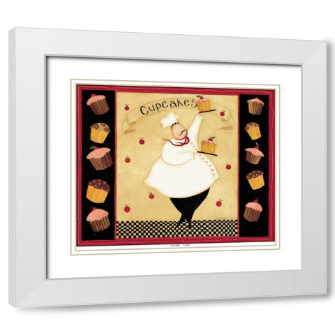 Sweet All Over White Modern Wood Framed Art Print with Double Matting by DiPaolo, Dan