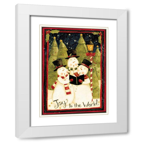 Spread Joy White Modern Wood Framed Art Print with Double Matting by DiPaolo, Dan