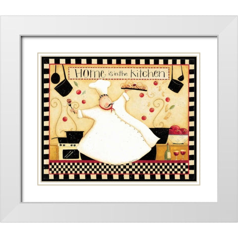 Home White Modern Wood Framed Art Print with Double Matting by DiPaolo, Dan