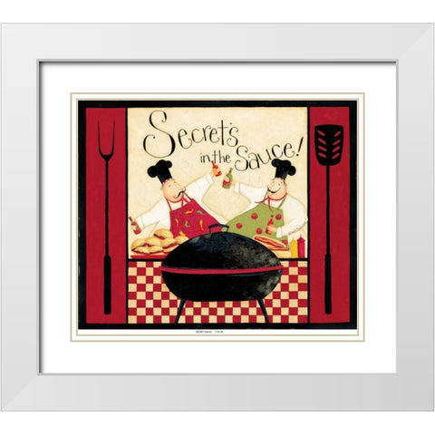 Sauce White Modern Wood Framed Art Print with Double Matting by DiPaolo, Dan