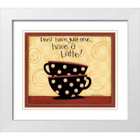 Latte White Modern Wood Framed Art Print with Double Matting by DiPaolo, Dan