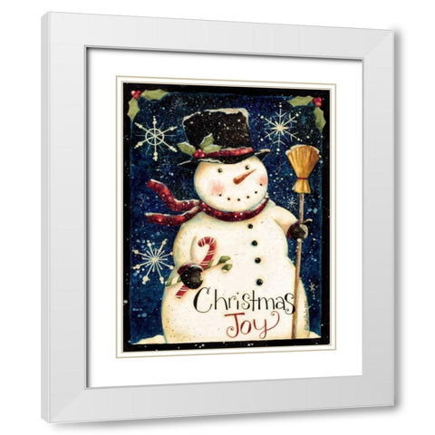 Hey Man White Modern Wood Framed Art Print with Double Matting by DiPaolo, Dan