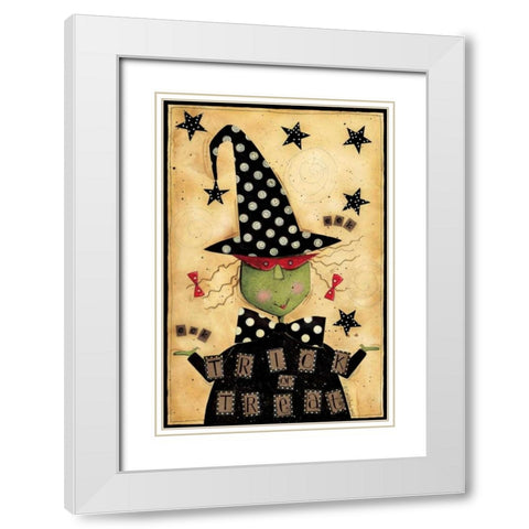 Which Witch White Modern Wood Framed Art Print with Double Matting by DiPaolo, Dan