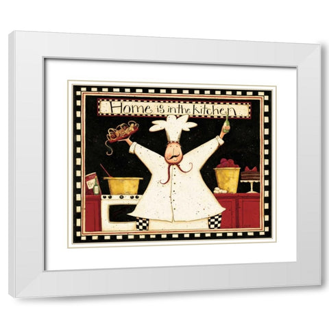 Kitchen White Modern Wood Framed Art Print with Double Matting by DiPaolo, Dan
