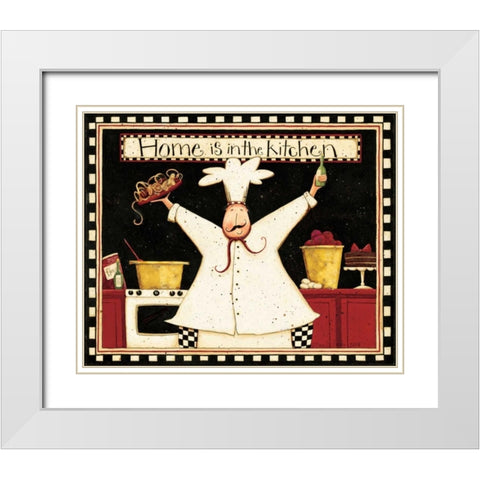 Kitchen White Modern Wood Framed Art Print with Double Matting by DiPaolo, Dan