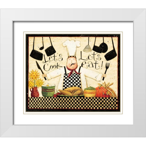 Get Cooking White Modern Wood Framed Art Print with Double Matting by DiPaolo, Dan