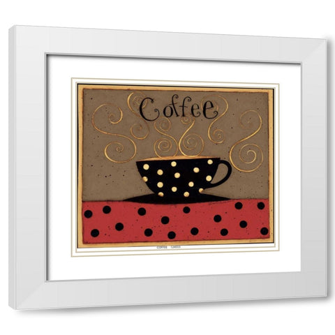 Drink It White Modern Wood Framed Art Print with Double Matting by DiPaolo, Dan