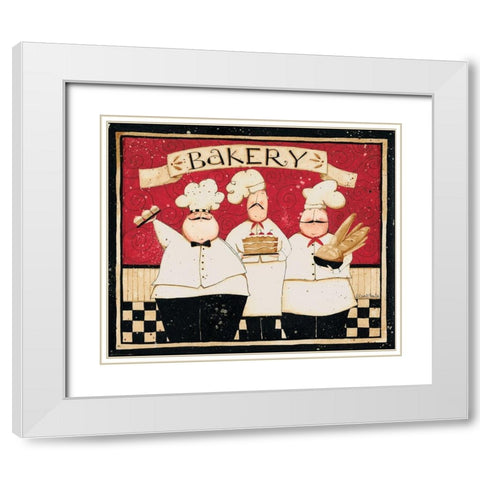 Bakery White Modern Wood Framed Art Print with Double Matting by DiPaolo, Dan