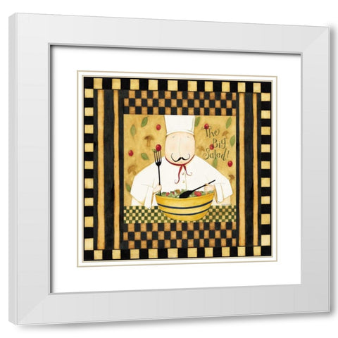 Mixing Bowl White Modern Wood Framed Art Print with Double Matting by DiPaolo, Dan