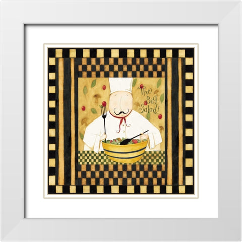 Mixing Bowl White Modern Wood Framed Art Print with Double Matting by DiPaolo, Dan