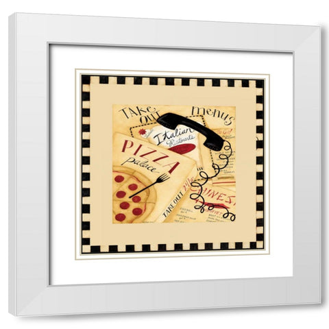 Reservation White Modern Wood Framed Art Print with Double Matting by DiPaolo, Dan