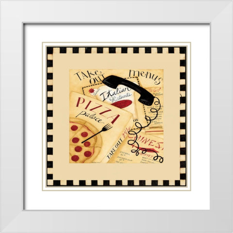 Reservation White Modern Wood Framed Art Print with Double Matting by DiPaolo, Dan