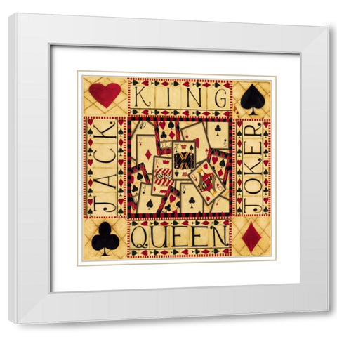 Entertainment Room White Modern Wood Framed Art Print with Double Matting by DiPaolo, Dan