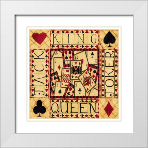 Entertainment Room White Modern Wood Framed Art Print with Double Matting by DiPaolo, Dan