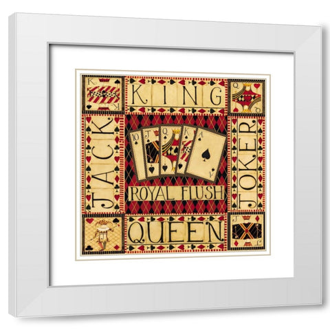 Entertain White Modern Wood Framed Art Print with Double Matting by DiPaolo, Dan