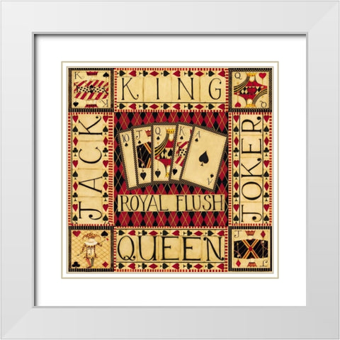 Entertain White Modern Wood Framed Art Print with Double Matting by DiPaolo, Dan