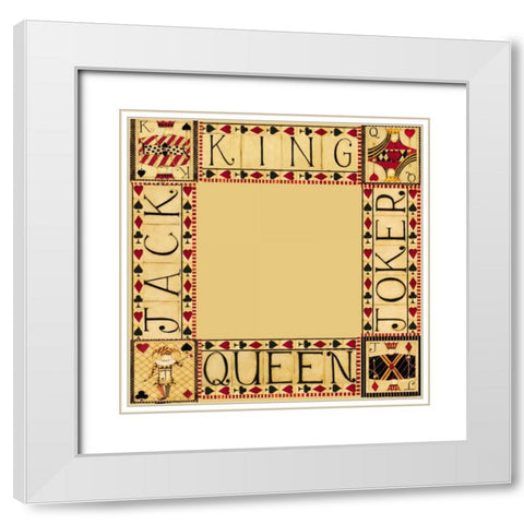 Entertainment White Modern Wood Framed Art Print with Double Matting by DiPaolo, Dan