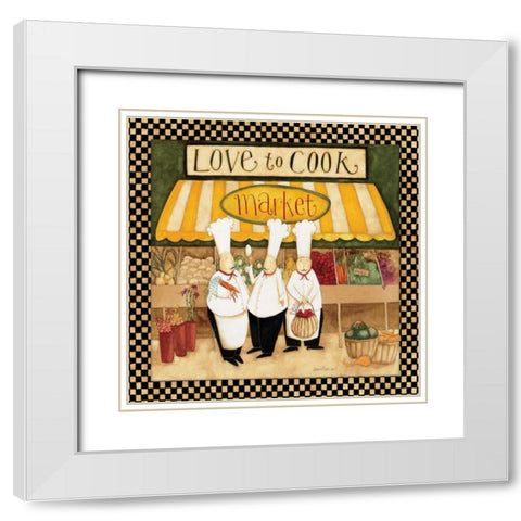 Three Best White Modern Wood Framed Art Print with Double Matting by DiPaolo, Dan