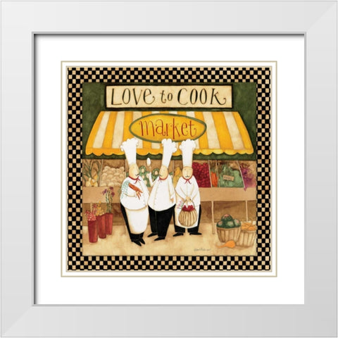 Three Best White Modern Wood Framed Art Print with Double Matting by DiPaolo, Dan