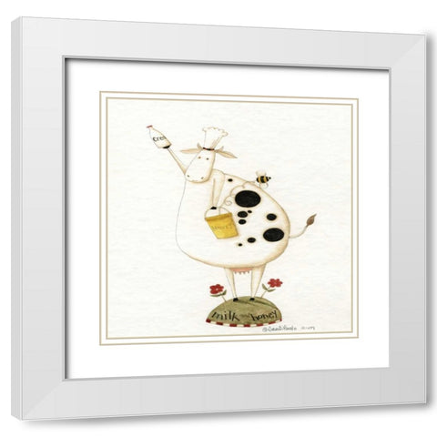 Milky Way White Modern Wood Framed Art Print with Double Matting by DiPaolo, Dan
