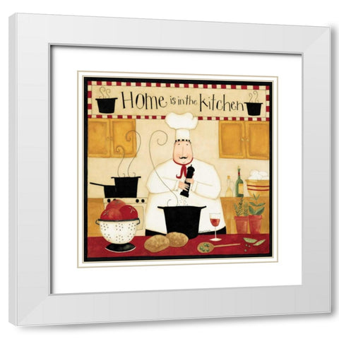 Your kitchen White Modern Wood Framed Art Print with Double Matting by DiPaolo, Dan