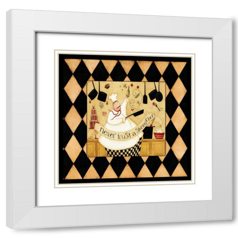 Main Chef White Modern Wood Framed Art Print with Double Matting by DiPaolo, Dan
