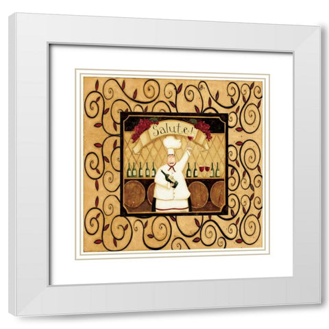 Chef Choice White Modern Wood Framed Art Print with Double Matting by DiPaolo, Dan