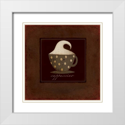 Dark Cappuccino White Modern Wood Framed Art Print with Double Matting by DiPaolo, Dan