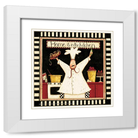 Kitchen White Modern Wood Framed Art Print with Double Matting by DiPaolo, Dan