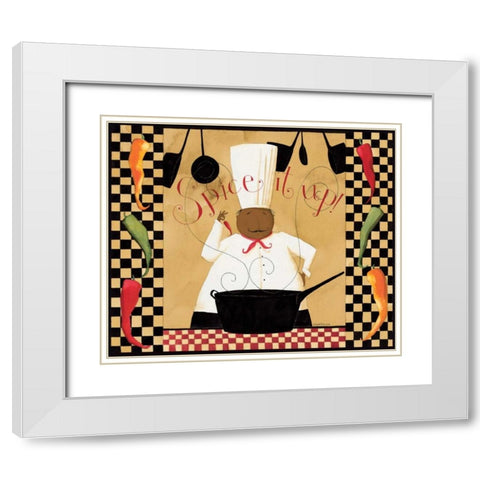 Spice It Up White Modern Wood Framed Art Print with Double Matting by DiPaolo, Dan