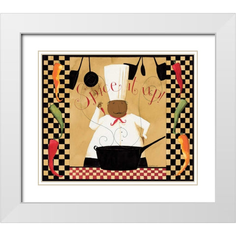 Spice It Up White Modern Wood Framed Art Print with Double Matting by DiPaolo, Dan