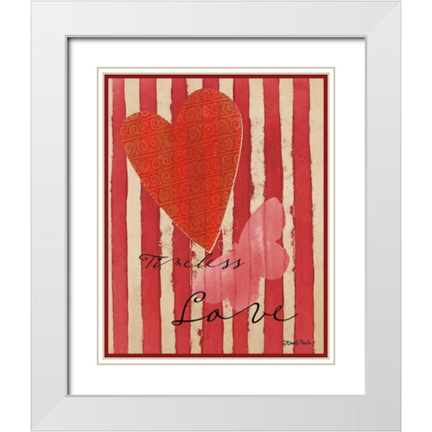 Timeless Love 2 White Modern Wood Framed Art Print with Double Matting by DiPaolo, Dan