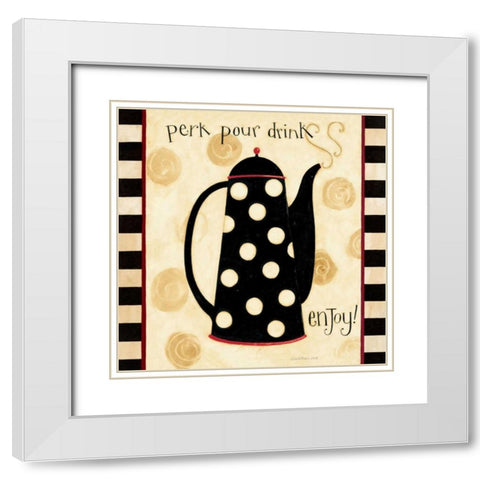 Stay Focus White Modern Wood Framed Art Print with Double Matting by DiPaolo, Dan