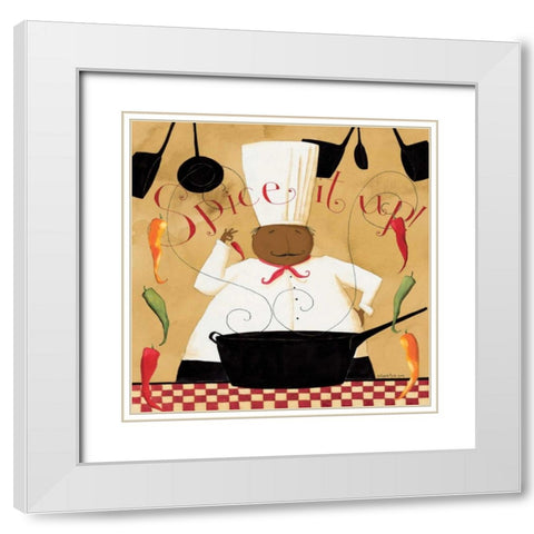 Spice It Up White Modern Wood Framed Art Print with Double Matting by DiPaolo, Dan