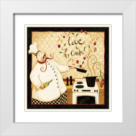 Stove Top White Modern Wood Framed Art Print with Double Matting by DiPaolo, Dan