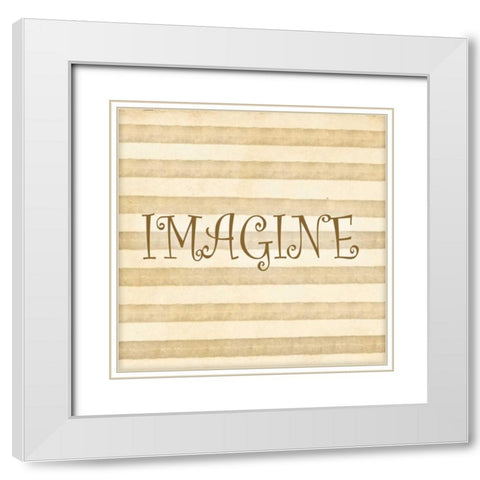 Spring Imagine     White Modern Wood Framed Art Print with Double Matting by DiPaolo, Dan