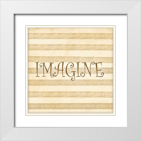 Spring Imagine     White Modern Wood Framed Art Print with Double Matting by DiPaolo, Dan