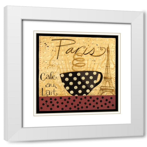 Drink It all White Modern Wood Framed Art Print with Double Matting by DiPaolo, Dan