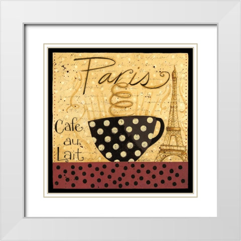 Drink It all White Modern Wood Framed Art Print with Double Matting by DiPaolo, Dan