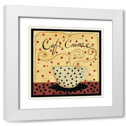 Creme White Modern Wood Framed Art Print with Double Matting by DiPaolo, Dan