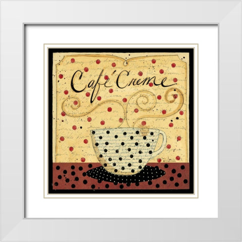 Creme White Modern Wood Framed Art Print with Double Matting by DiPaolo, Dan