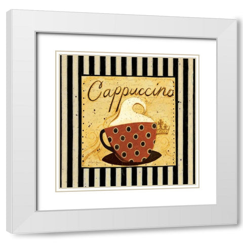 Start Your Mornings Right White Modern Wood Framed Art Print with Double Matting by DiPaolo, Dan