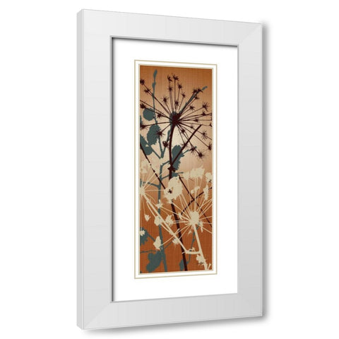 Grasses 3 Warm White Modern Wood Framed Art Print with Double Matting by Stimson, Diane