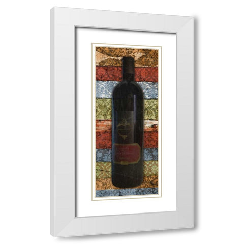 Vin Silo 2 White Modern Wood Framed Art Print with Double Matting by Stimson, Diane