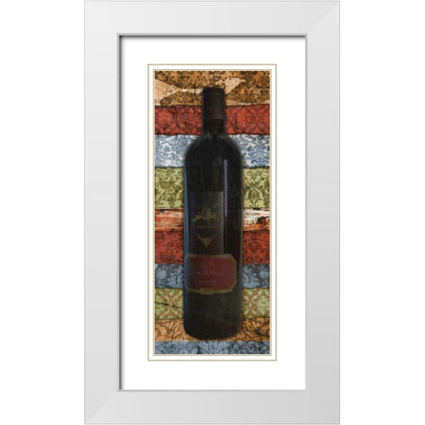 Vin Silo 2 White Modern Wood Framed Art Print with Double Matting by Stimson, Diane