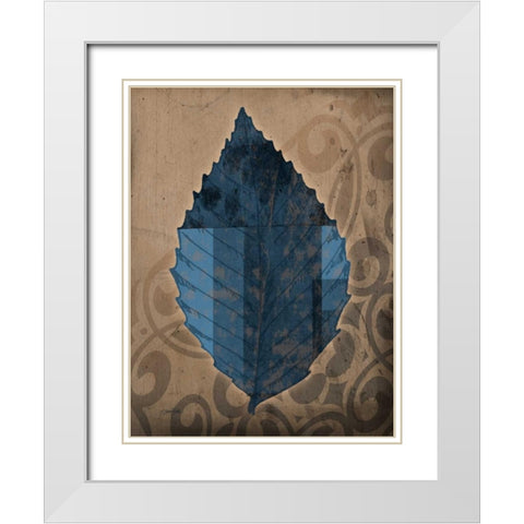 Beech White Modern Wood Framed Art Print with Double Matting by Stimson, Diane